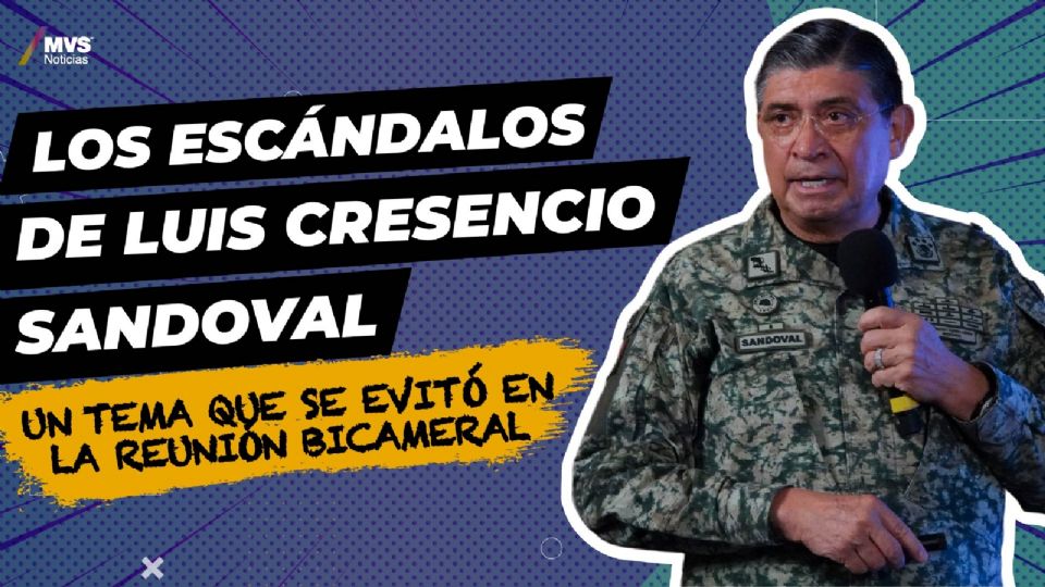 Los escándalos de Luis Cresencio Sandoval evaden la Reunión Bicameral