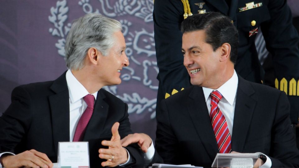 Alfredo del Mazo y Enrique Peña Nieto.