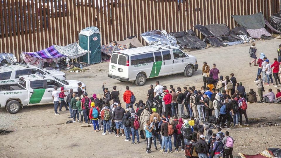 Migrantes en la Frontera con EU.