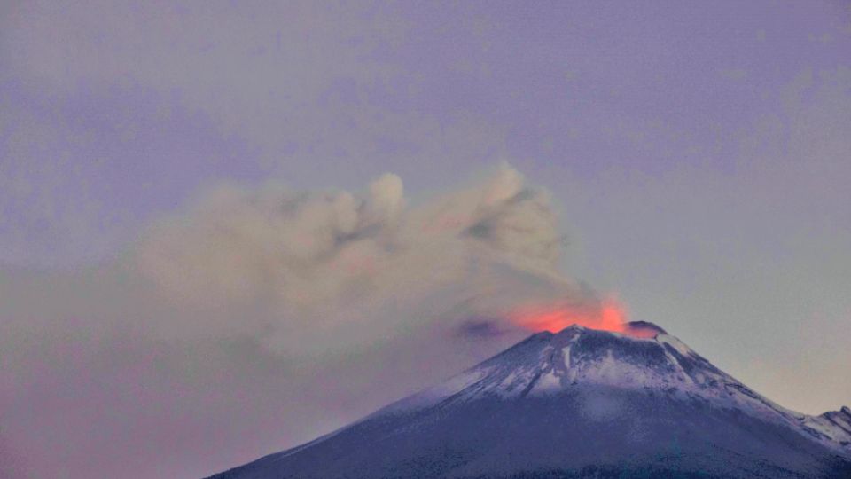 El video muestra la grandeza del volcán.