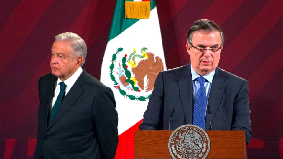 AMLO y Marcelo Ebrard.