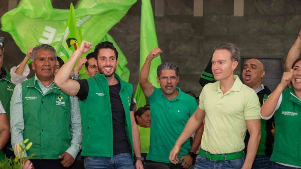 Manuel Velasco, aspirante del PVEM a la candidatura presidencial de Morena.