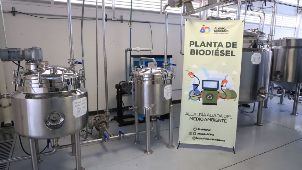 Planta de Biodiesel en la alcaldía Álvaro Obregón.