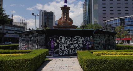 La Glorieta de las mujeres que luchan se queda en Paseo de la Reforma