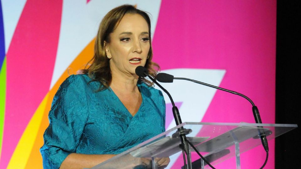 La senadora del PRI, Claudia Ruiz Massieu, se baja de la contienda para seleccionar candidato presidencial del Frente Amplio por México.