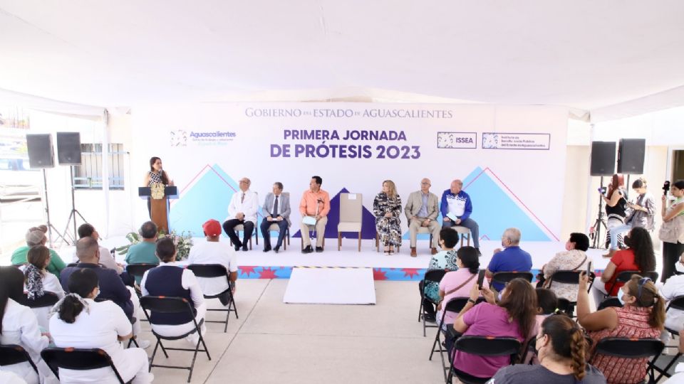 Aguascalientes promueve la Jornada de Prótesis 2023.