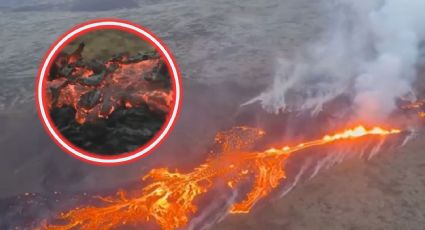Volcán en Islandia entra en erupción y deja impresionantes imágenes: VIDEOS	