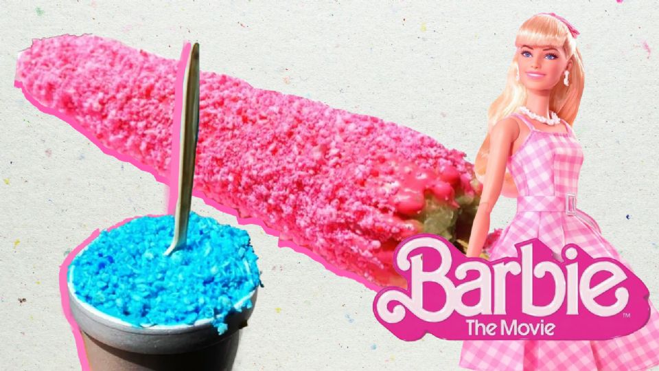 Elotes inspirados en Barbie y Ken