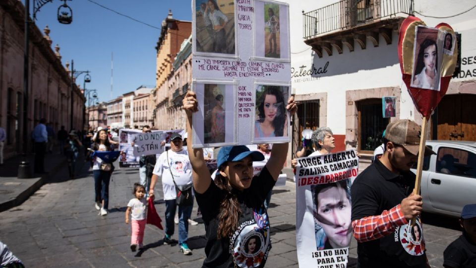 La madre buscadora aclaró que ella no salen a buscar de noche.