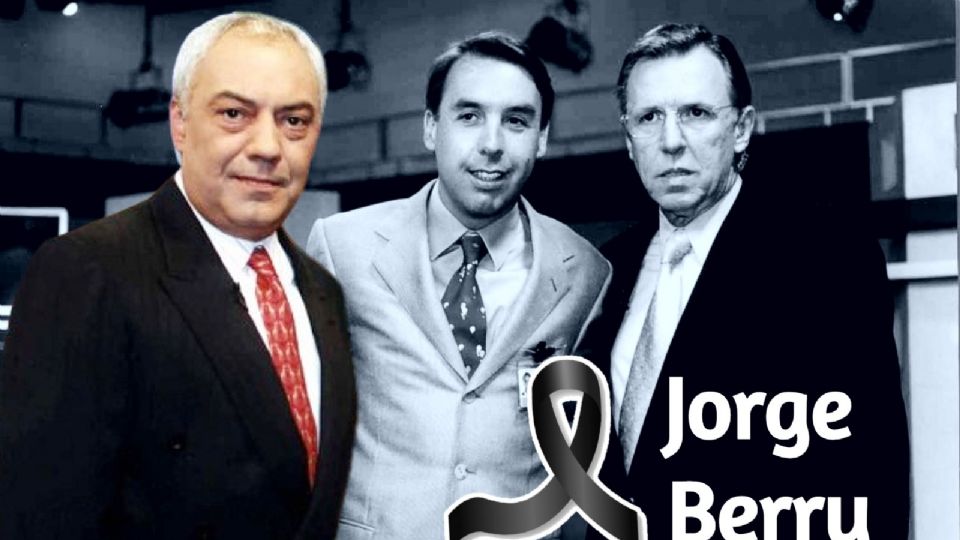 Murió el periodista Jorge Berry.
