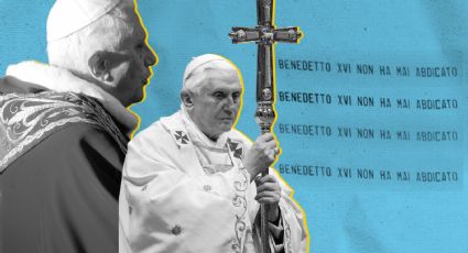 Misterioso mensaje sobre Benedicto XVI sobrevoló Roma; esto decía