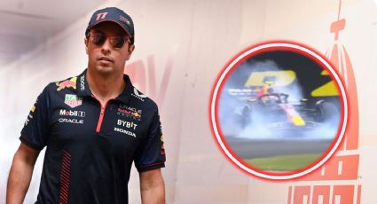 Sergio ‘Checo’ Pérez sufre choque en prácticas libres del GP de Hungría; momento exacto