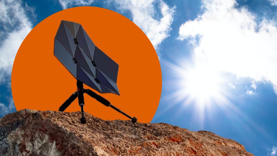 Así es el  panel solar inspirado en origami.