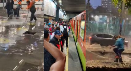 Lluvias hoy 4 de julio: Inundaciones se registran en estaciones del Metro y Periférico