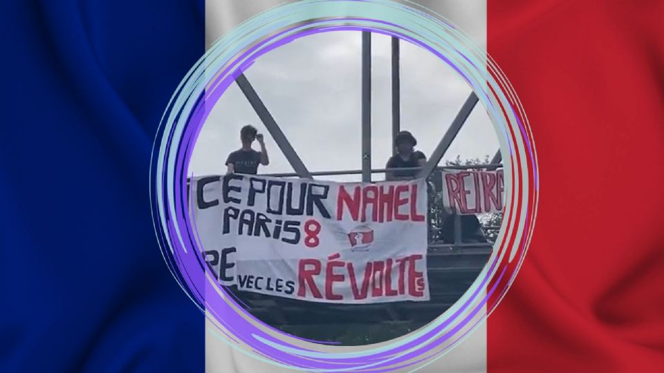 Jóvenes se adueñan de las calles francesas en protesta por Nahel.