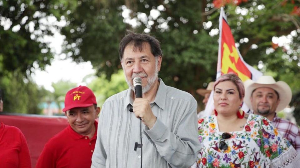 Gerardo Fernández Noroña, aspirante por la candidatura de Morena a la presidencia.