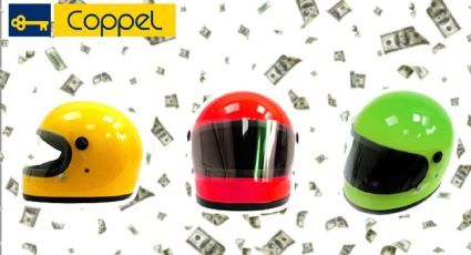 5 cascos para moto en Coppel por menos de 999 pesos en línea