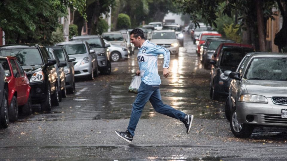 Lluvia en la CDMX.