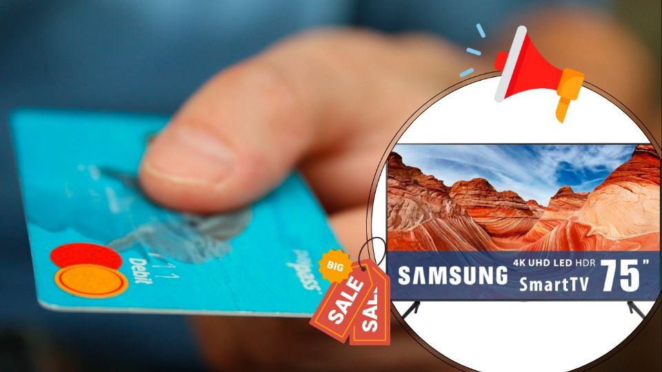 Bodega Aurrerá: Pantalla Samsung 4K de 75 pulgadas se vende en menos de 25 mil pesos.