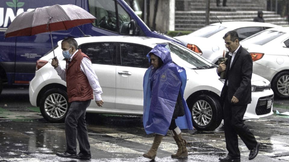 Lluvias leves se registran en toda la ciudad.