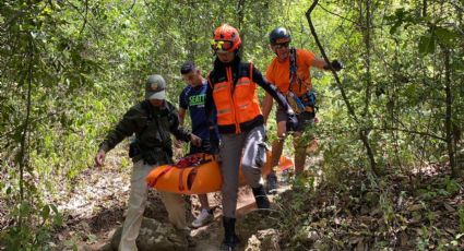 Rescatan a mujer en Parque La Estanzuela tras sufrir lesión en el tobillo