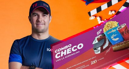 Cinépolis lanza combo en honor a ‘Checo’ Pérez; esto incluye y este es su precio