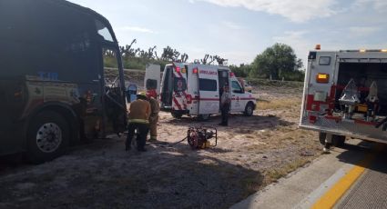 Choque en carretera Matehuala - Saltillo deja a una persona herida