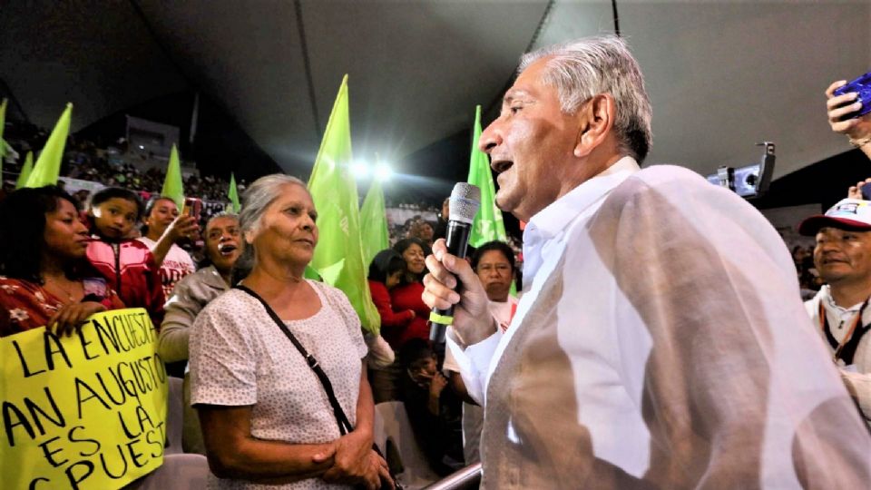 Adán Augusto López, aspirante presidencial por Morena.