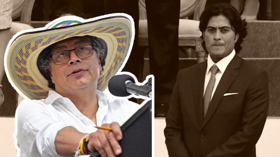 Gustavo Petro y Nicolás Petro Burgos.