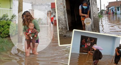Lluvias en Guadalajara dejan severas inundaciones y autos debajo del agua | VIDEOS