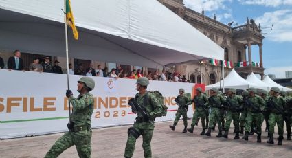 Así se vivió el Desfile por la Independencia de México en el centro de Monterrey