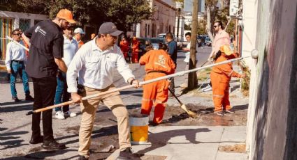 Santa Catarina y SIMEPRODE realizan trabajos de limpieza en centro del municipio