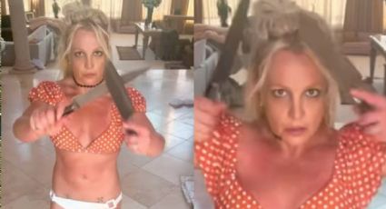 Britney Spears genera polémica por peligroso baile con cuchillos