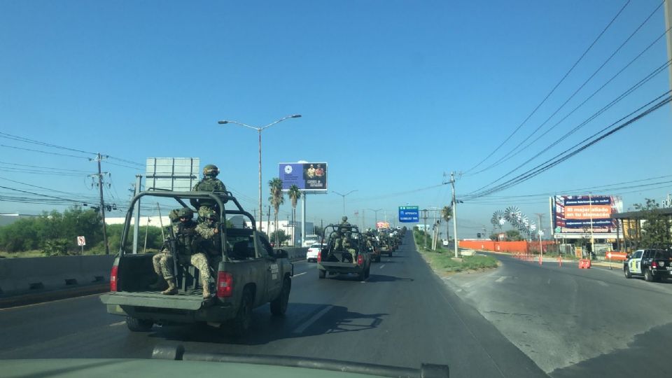 Llegada del Ejército Mexicano a Nuevo León