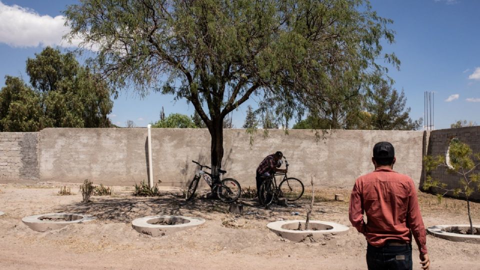 Aspectos del rancho El Potrerito, en la comunidad de Malpaso, municipio de Villanueva.