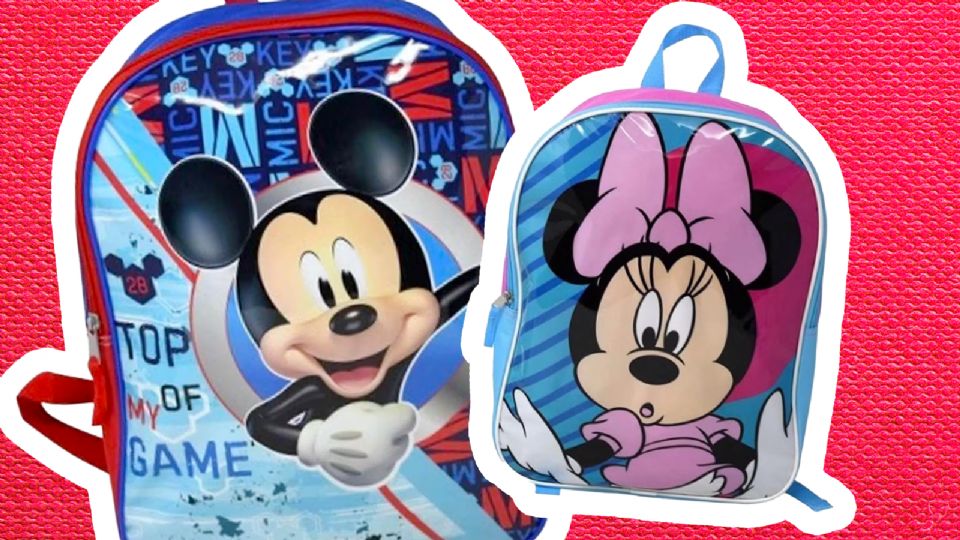 Coppel vende mochilas Disney con más del 50% de descuento