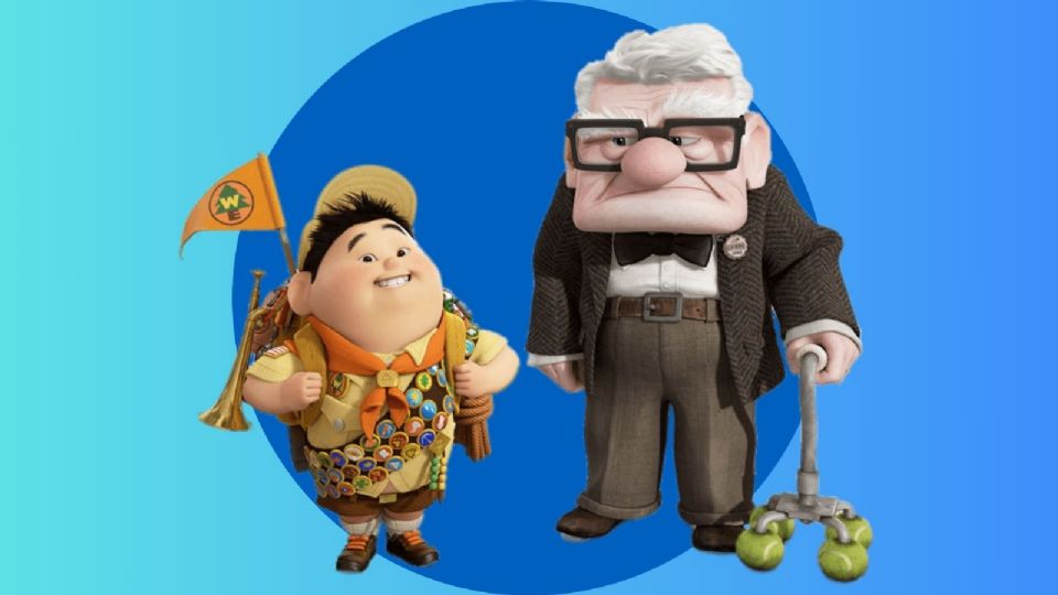 Así se vería el abuelito de ‘Up’ en la vida real, según la Inteligencia Artificial