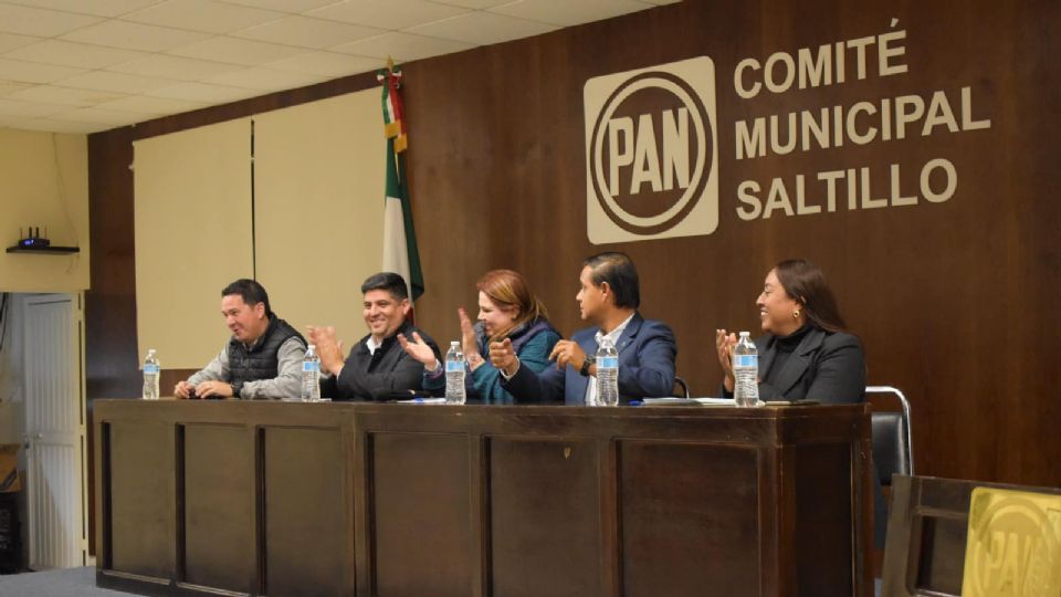 Consejo estatal del PAN en Coahuila.