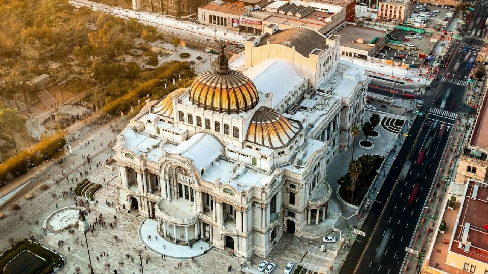 Palacio de Bellas Artes en la Ciudad de México.