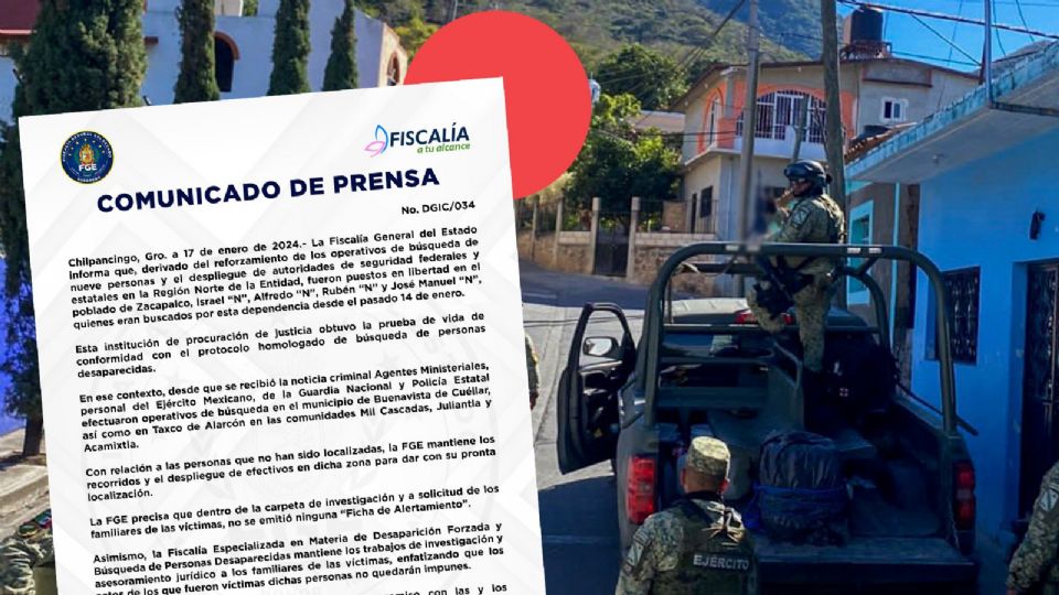 Aún falta localizar a 5 de los jóvenes secuestrados este fin de semana en Guerrero.