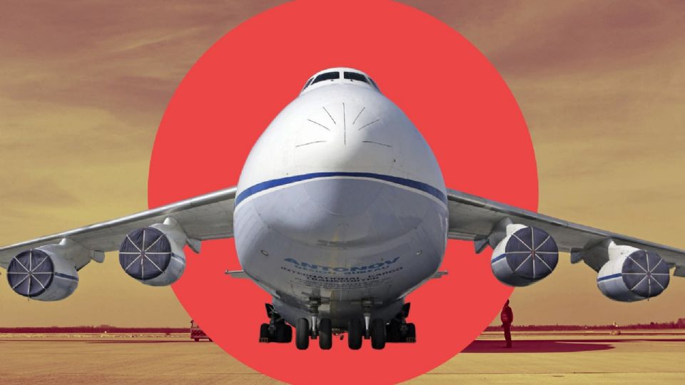 Avión de carga Boeing 747.