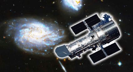 Telescopio Espacial Hubble de la NASA captó una galaxia torcida que interactúa con otra