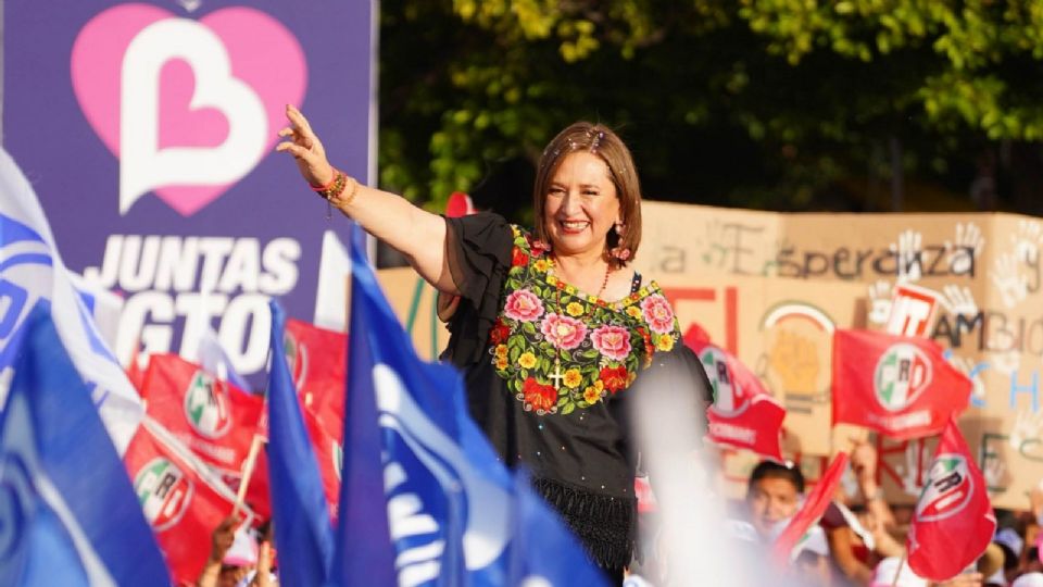 Xóchitl Gálvez, precandidata presidencial de la coalición Fuerza y Corazón por México.