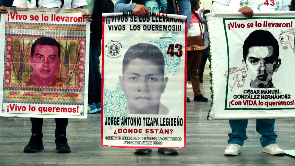 Marcha por los 43 de Ayotzinapa.