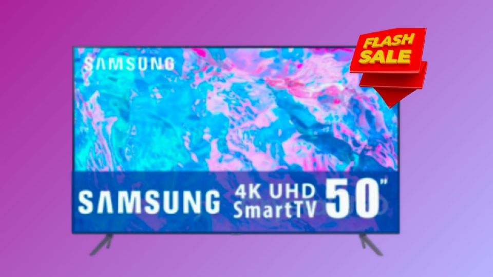 Walmart remata pantalla Samsung 4K de 50 pulgadas