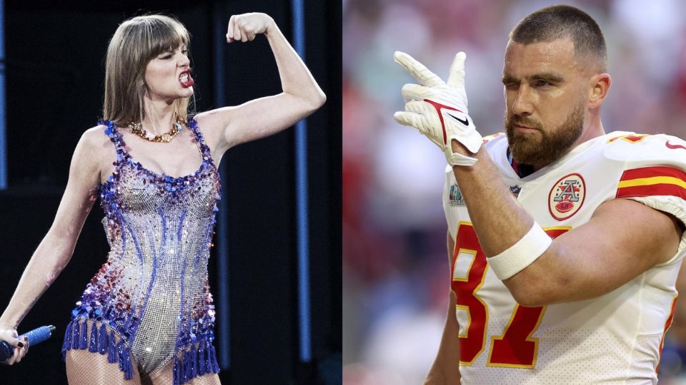 Taylor Swift y Travis Kelce.