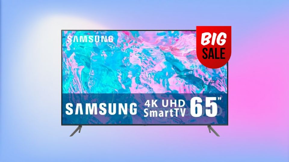 Walmart vende pantalla Samsung de 65' con 9 mil pesos de descuento