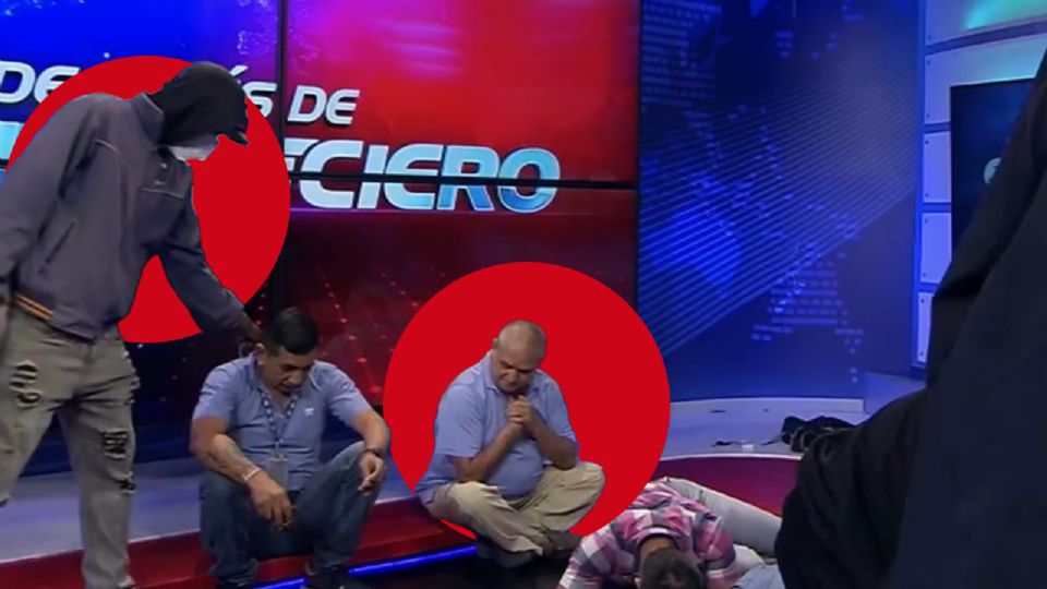 Delincuentes irrumpen en canal de TV en Ecuador.