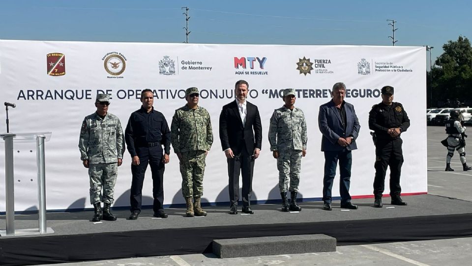 En el operativo Monterrey Seguro habrá una presencia policial de hasta 600 elementos de los tres niveles.