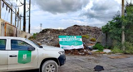 Clausura Secretaría de Medio Ambiente basurero clandestino en Guadalupe